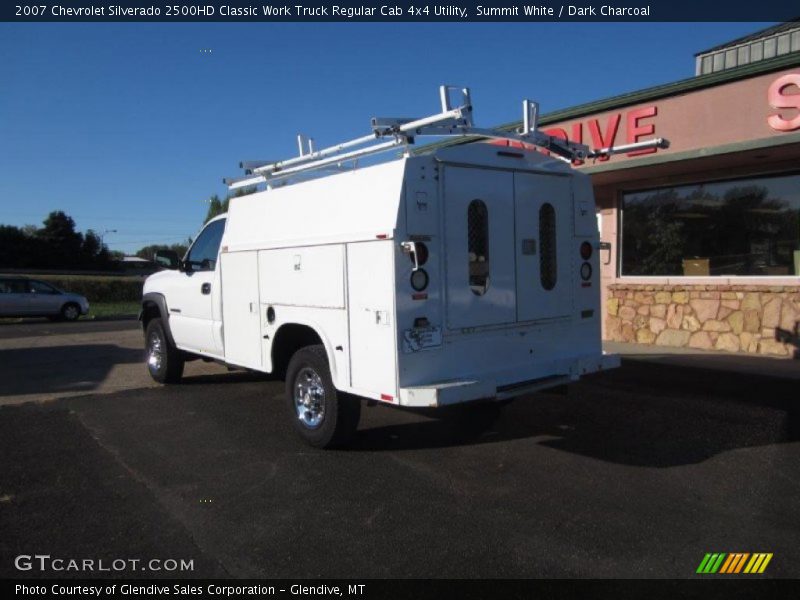 Summit White / Dark Charcoal 2007 Chevrolet Silverado 2500HD Classic Work Truck Regular Cab 4x4 Utility