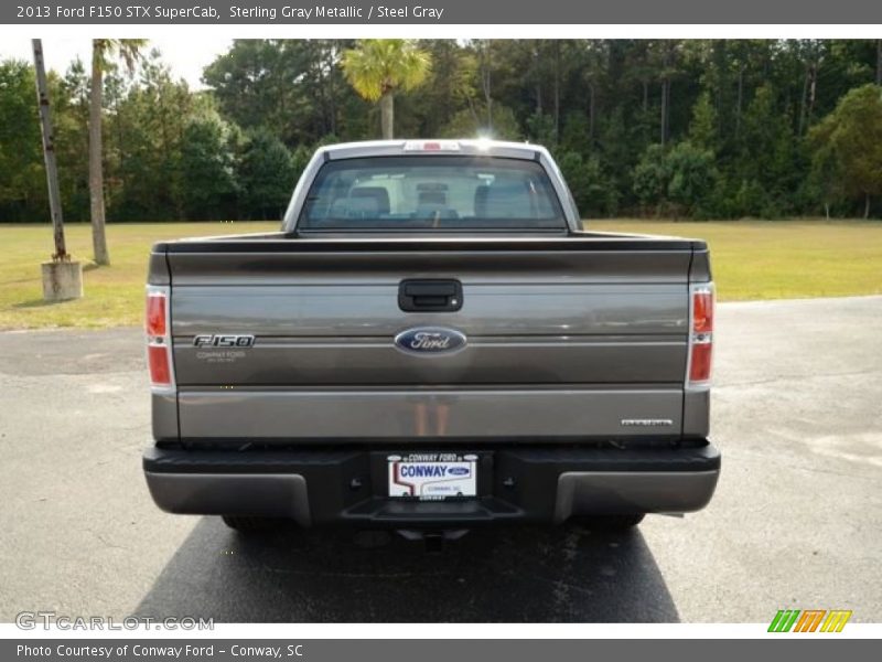 Sterling Gray Metallic / Steel Gray 2013 Ford F150 STX SuperCab