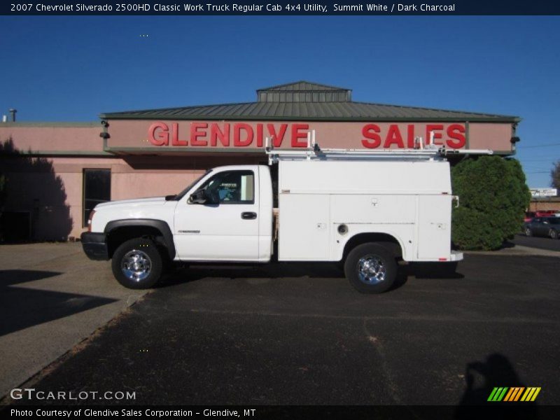 Summit White / Dark Charcoal 2007 Chevrolet Silverado 2500HD Classic Work Truck Regular Cab 4x4 Utility