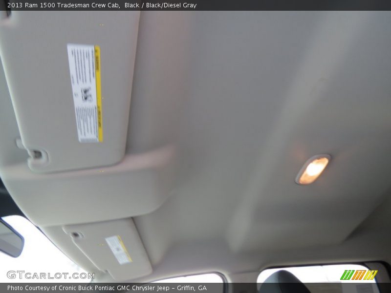 Black / Black/Diesel Gray 2013 Ram 1500 Tradesman Crew Cab