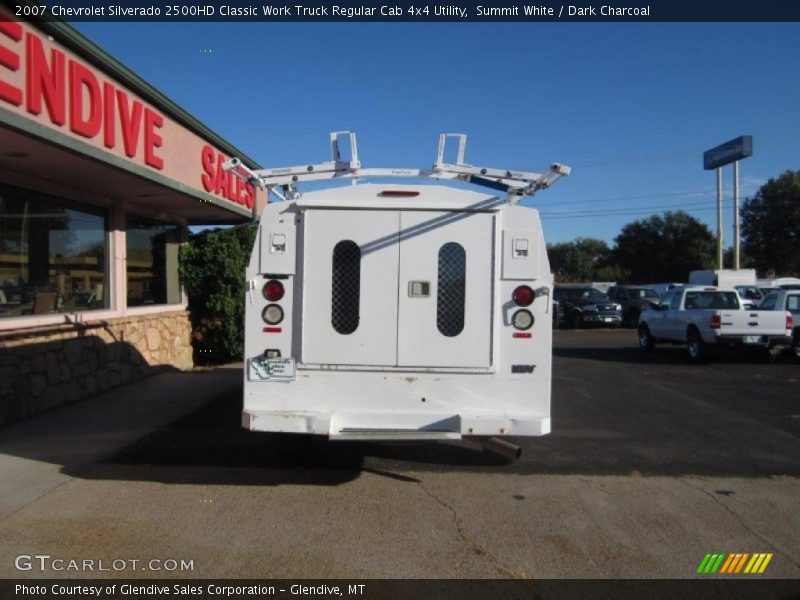 Summit White / Dark Charcoal 2007 Chevrolet Silverado 2500HD Classic Work Truck Regular Cab 4x4 Utility