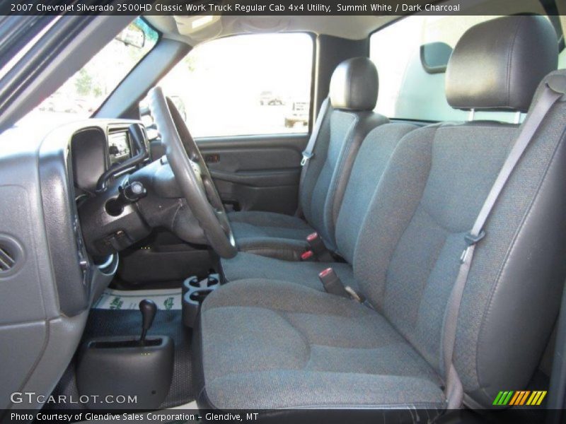 Front Seat of 2007 Silverado 2500HD Classic Work Truck Regular Cab 4x4 Utility