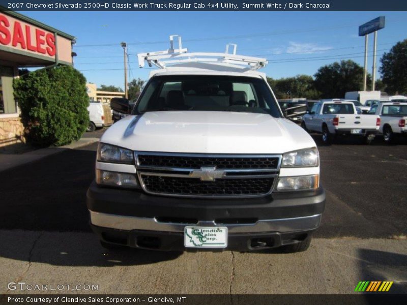 Summit White / Dark Charcoal 2007 Chevrolet Silverado 2500HD Classic Work Truck Regular Cab 4x4 Utility