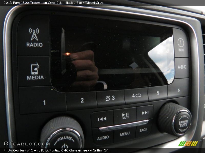 Black / Black/Diesel Gray 2013 Ram 1500 Tradesman Crew Cab