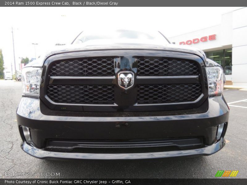 Black / Black/Diesel Gray 2014 Ram 1500 Express Crew Cab