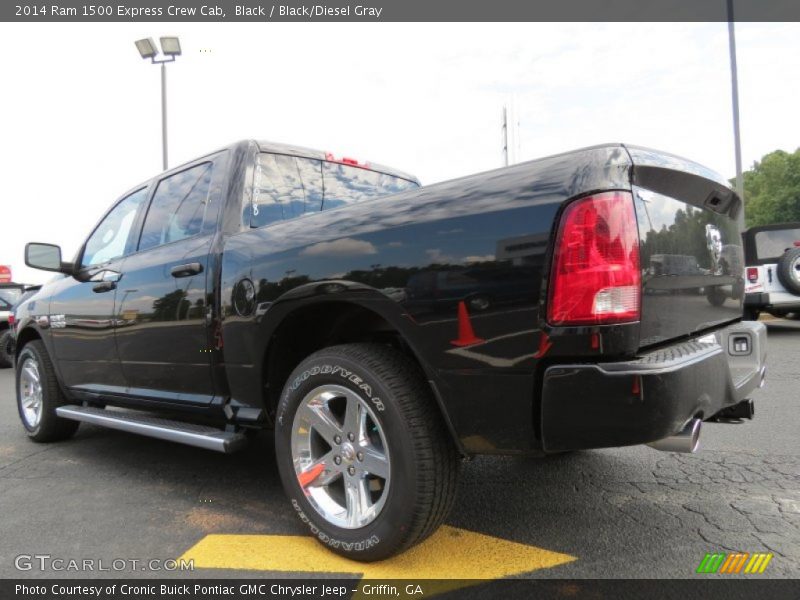 Black / Black/Diesel Gray 2014 Ram 1500 Express Crew Cab
