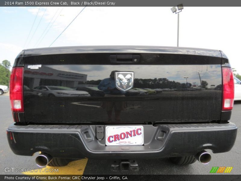 Black / Black/Diesel Gray 2014 Ram 1500 Express Crew Cab