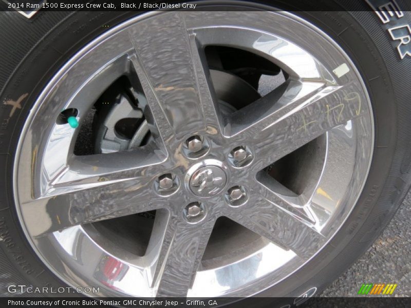 Black / Black/Diesel Gray 2014 Ram 1500 Express Crew Cab
