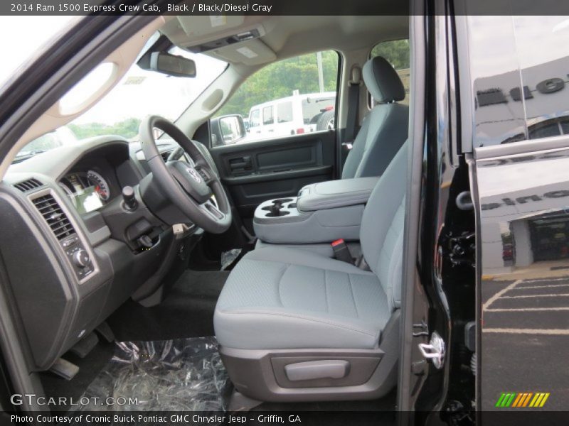 Black / Black/Diesel Gray 2014 Ram 1500 Express Crew Cab
