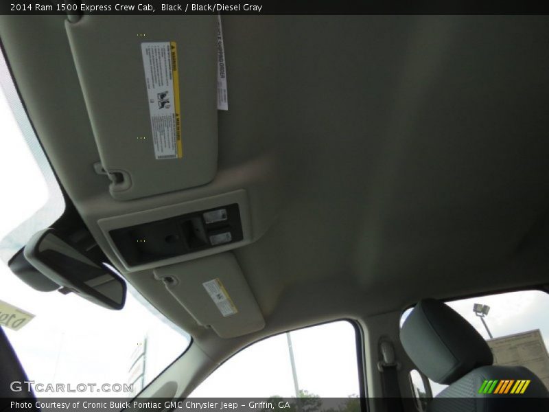 Black / Black/Diesel Gray 2014 Ram 1500 Express Crew Cab