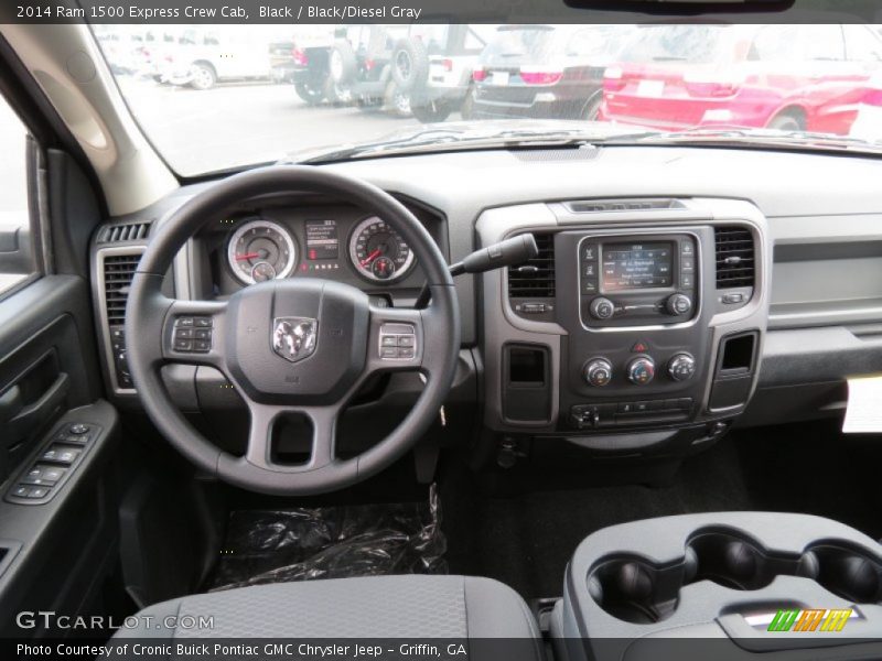Black / Black/Diesel Gray 2014 Ram 1500 Express Crew Cab