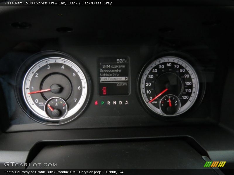 Black / Black/Diesel Gray 2014 Ram 1500 Express Crew Cab