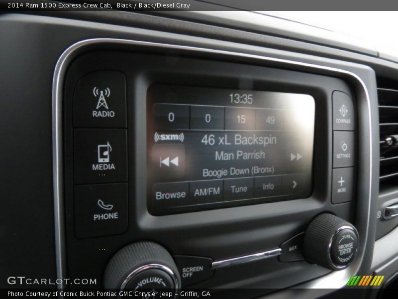 Black / Black/Diesel Gray 2014 Ram 1500 Express Crew Cab