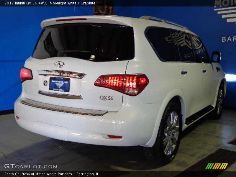Moonlight White / Graphite 2012 Infiniti QX 56 4WD