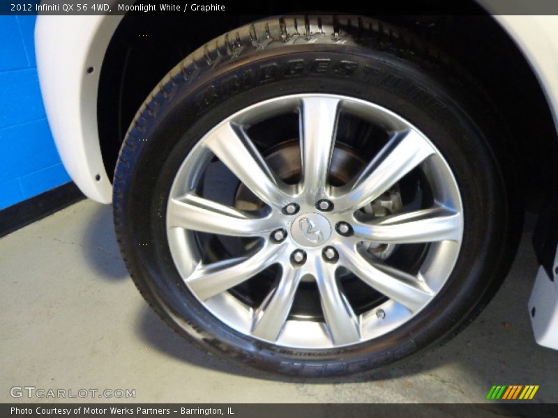 Moonlight White / Graphite 2012 Infiniti QX 56 4WD