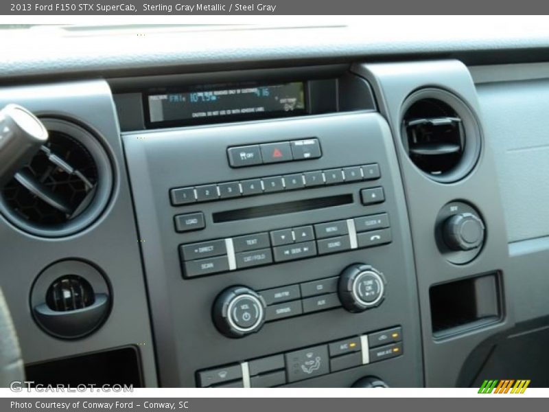 Sterling Gray Metallic / Steel Gray 2013 Ford F150 STX SuperCab