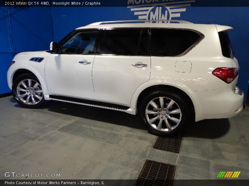 Moonlight White / Graphite 2012 Infiniti QX 56 4WD