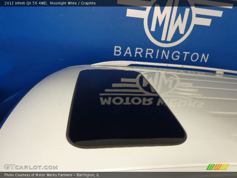 Moonlight White / Graphite 2012 Infiniti QX 56 4WD