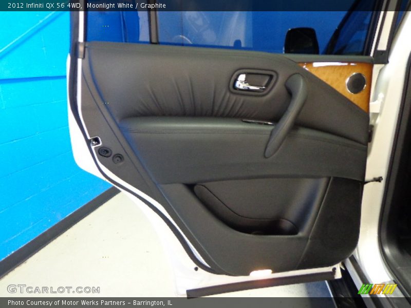 Moonlight White / Graphite 2012 Infiniti QX 56 4WD