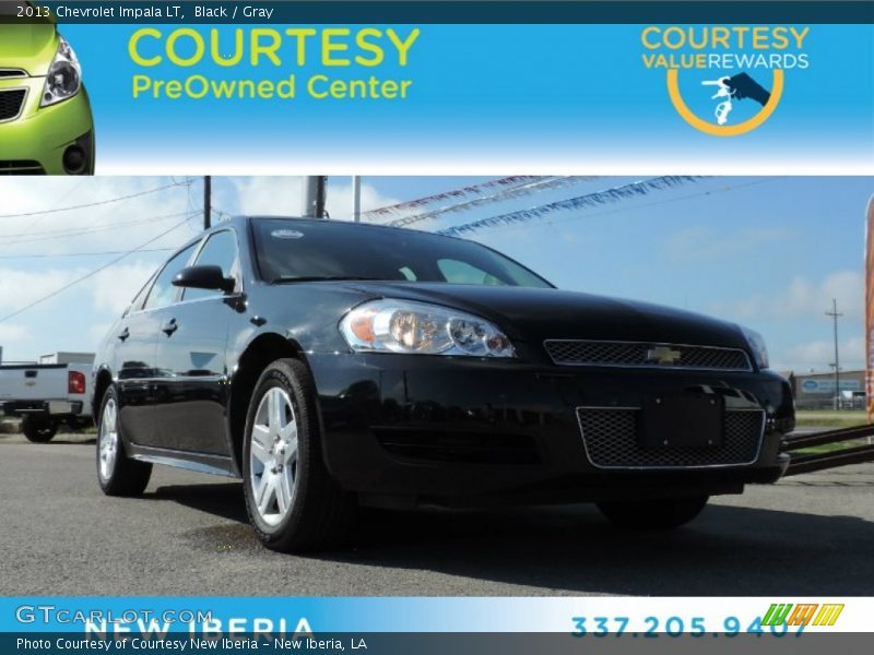 Black / Gray 2013 Chevrolet Impala LT