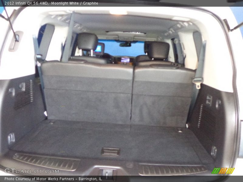 Moonlight White / Graphite 2012 Infiniti QX 56 4WD