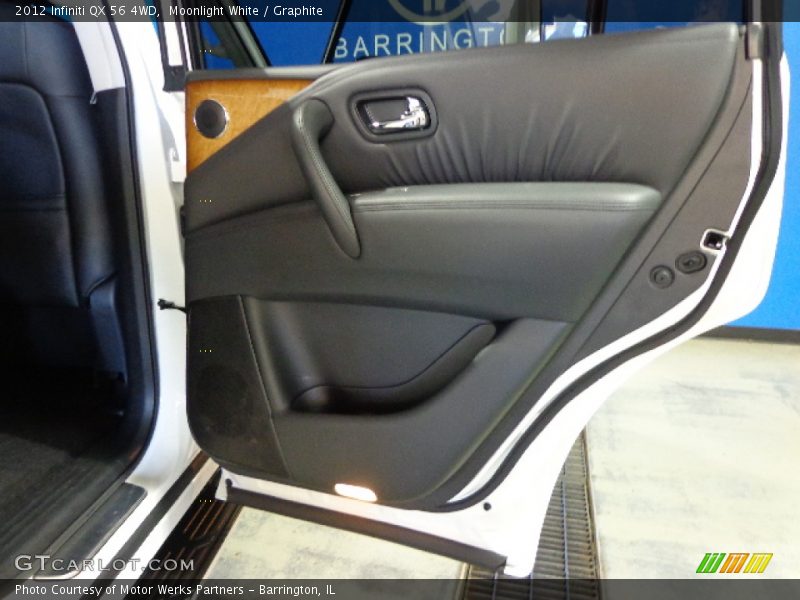 Moonlight White / Graphite 2012 Infiniti QX 56 4WD