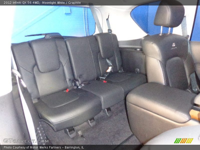 Moonlight White / Graphite 2012 Infiniti QX 56 4WD