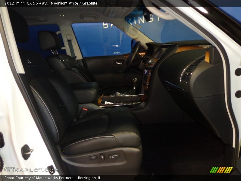 Moonlight White / Graphite 2012 Infiniti QX 56 4WD