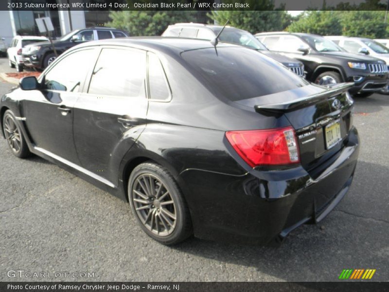 Obsidian Black Pearl / WRX Carbon Black 2013 Subaru Impreza WRX Limited 4 Door