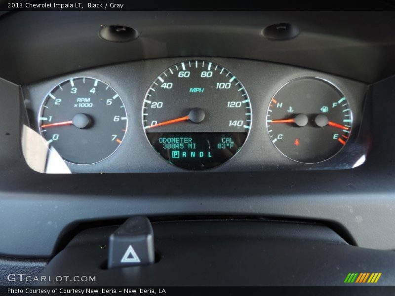 Black / Gray 2013 Chevrolet Impala LT