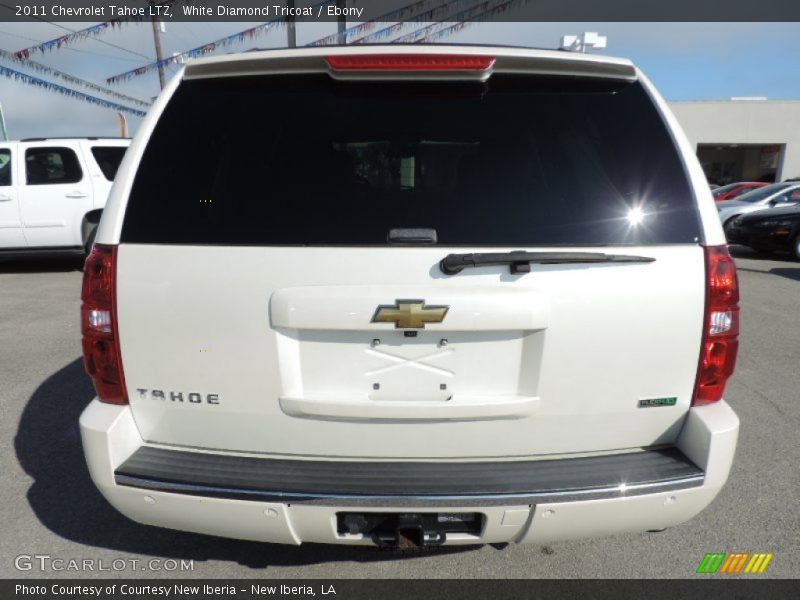 White Diamond Tricoat / Ebony 2011 Chevrolet Tahoe LTZ