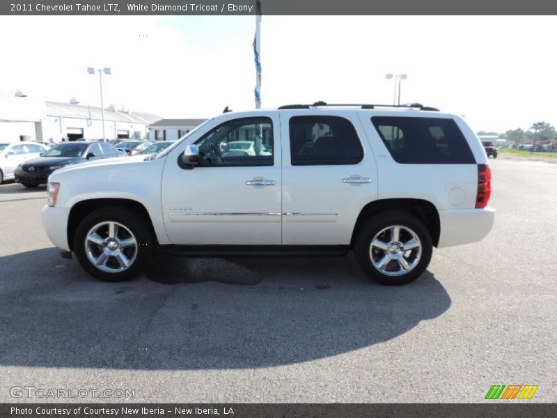 White Diamond Tricoat / Ebony 2011 Chevrolet Tahoe LTZ