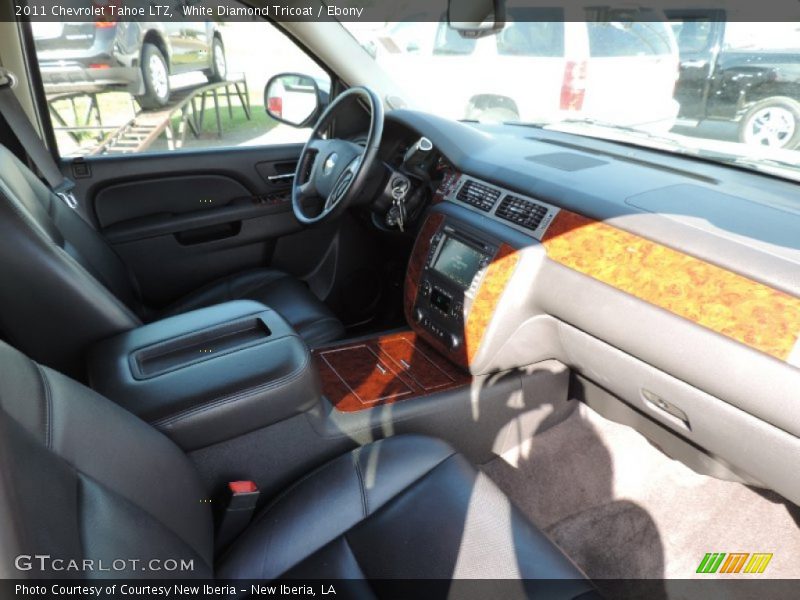 White Diamond Tricoat / Ebony 2011 Chevrolet Tahoe LTZ