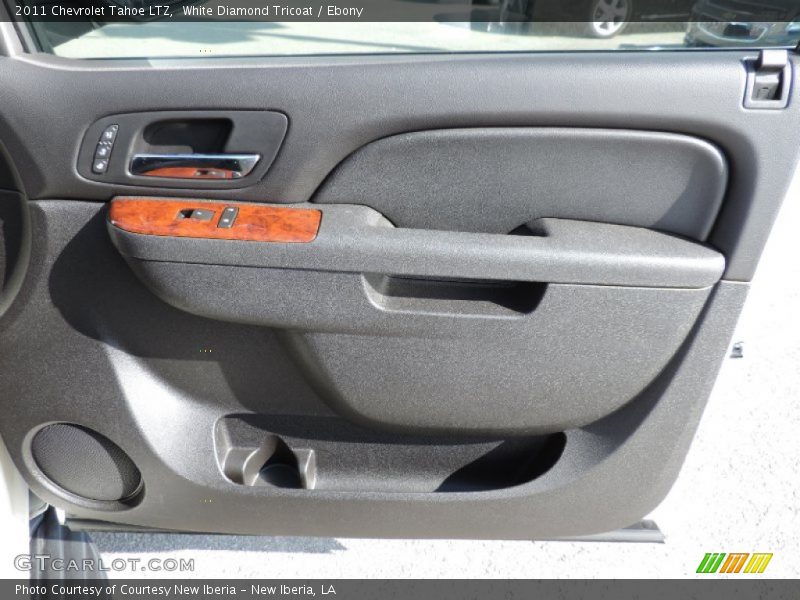 White Diamond Tricoat / Ebony 2011 Chevrolet Tahoe LTZ