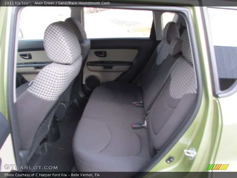Alien Green / Sand/Black Houndstooth Cloth 2011 Kia Soul !