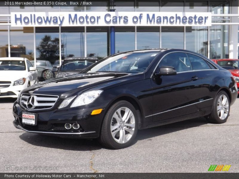 Black / Black 2011 Mercedes-Benz E 350 Coupe
