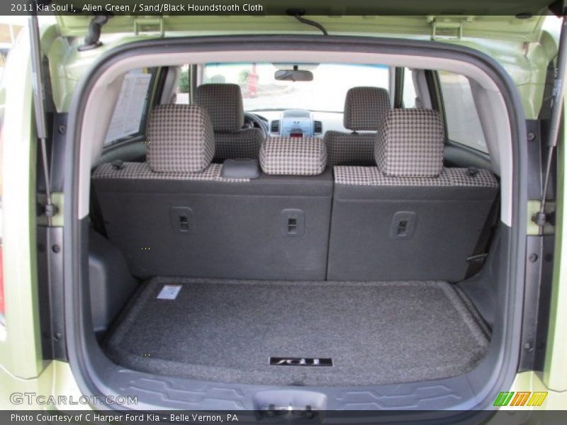 Alien Green / Sand/Black Houndstooth Cloth 2011 Kia Soul !