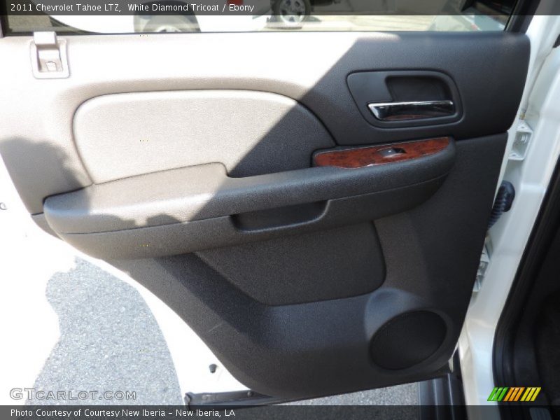 White Diamond Tricoat / Ebony 2011 Chevrolet Tahoe LTZ