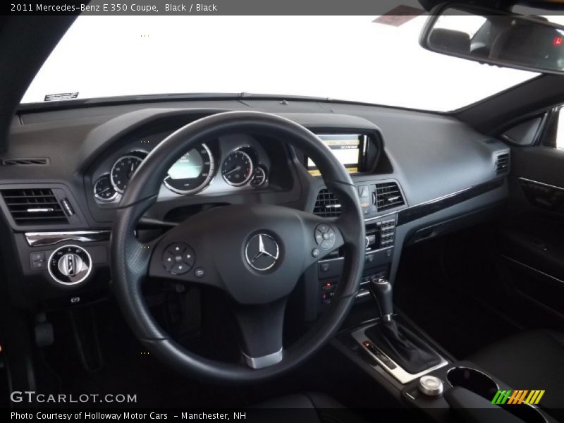 Black / Black 2011 Mercedes-Benz E 350 Coupe