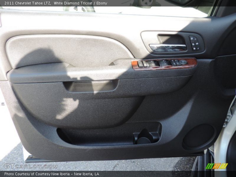 White Diamond Tricoat / Ebony 2011 Chevrolet Tahoe LTZ