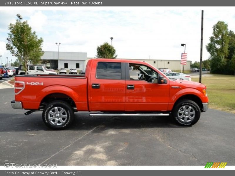 Race Red / Adobe 2013 Ford F150 XLT SuperCrew 4x4