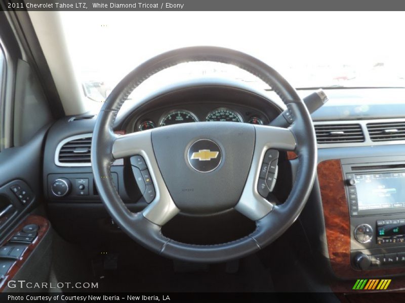 White Diamond Tricoat / Ebony 2011 Chevrolet Tahoe LTZ