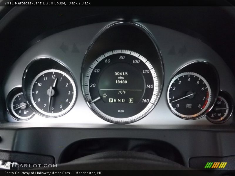 Black / Black 2011 Mercedes-Benz E 350 Coupe