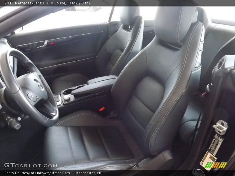 Black / Black 2011 Mercedes-Benz E 350 Coupe