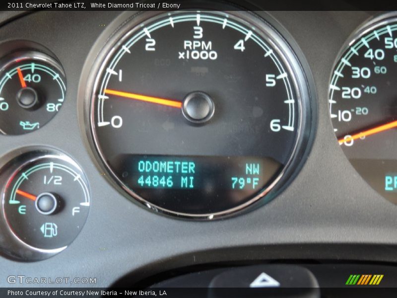 White Diamond Tricoat / Ebony 2011 Chevrolet Tahoe LTZ