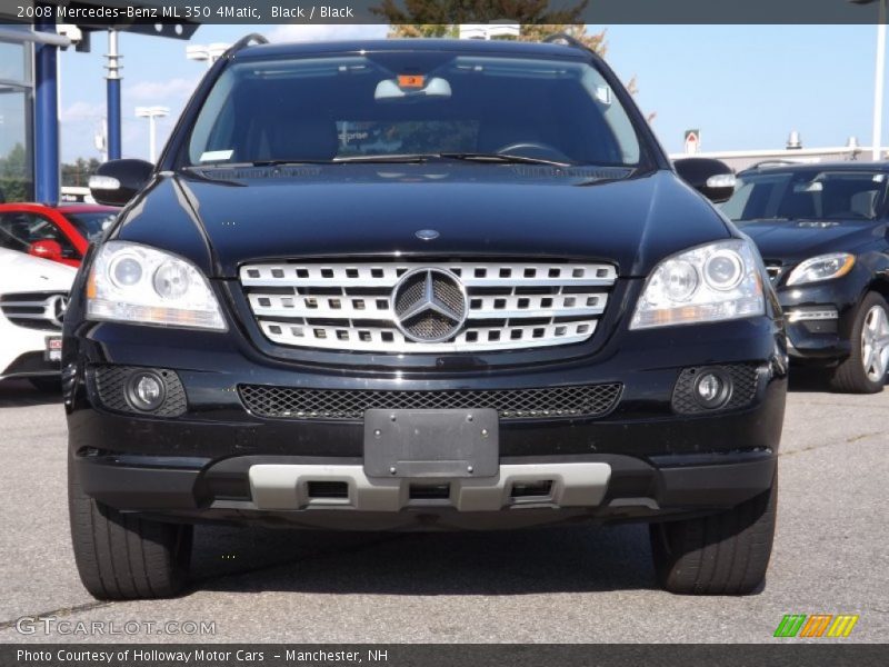 Black / Black 2008 Mercedes-Benz ML 350 4Matic