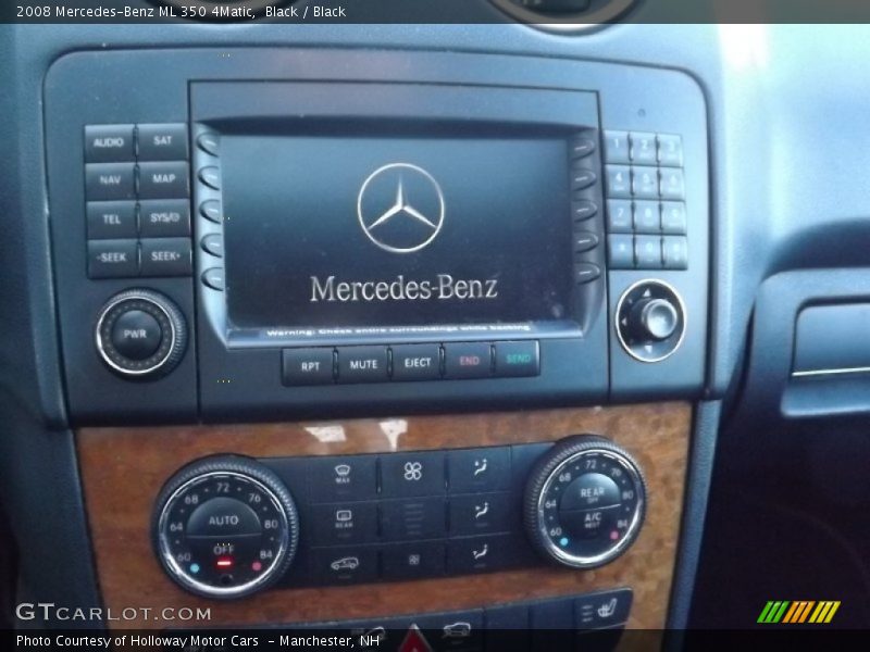 Black / Black 2008 Mercedes-Benz ML 350 4Matic