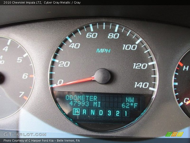 Cyber Gray Metallic / Gray 2010 Chevrolet Impala LTZ