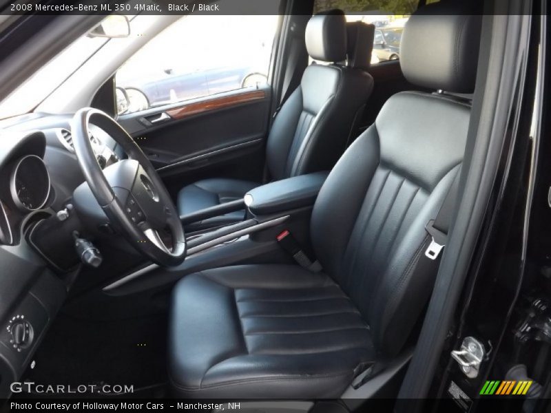 Black / Black 2008 Mercedes-Benz ML 350 4Matic
