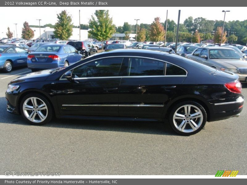 Deep Black Metallic / Black 2012 Volkswagen CC R-Line